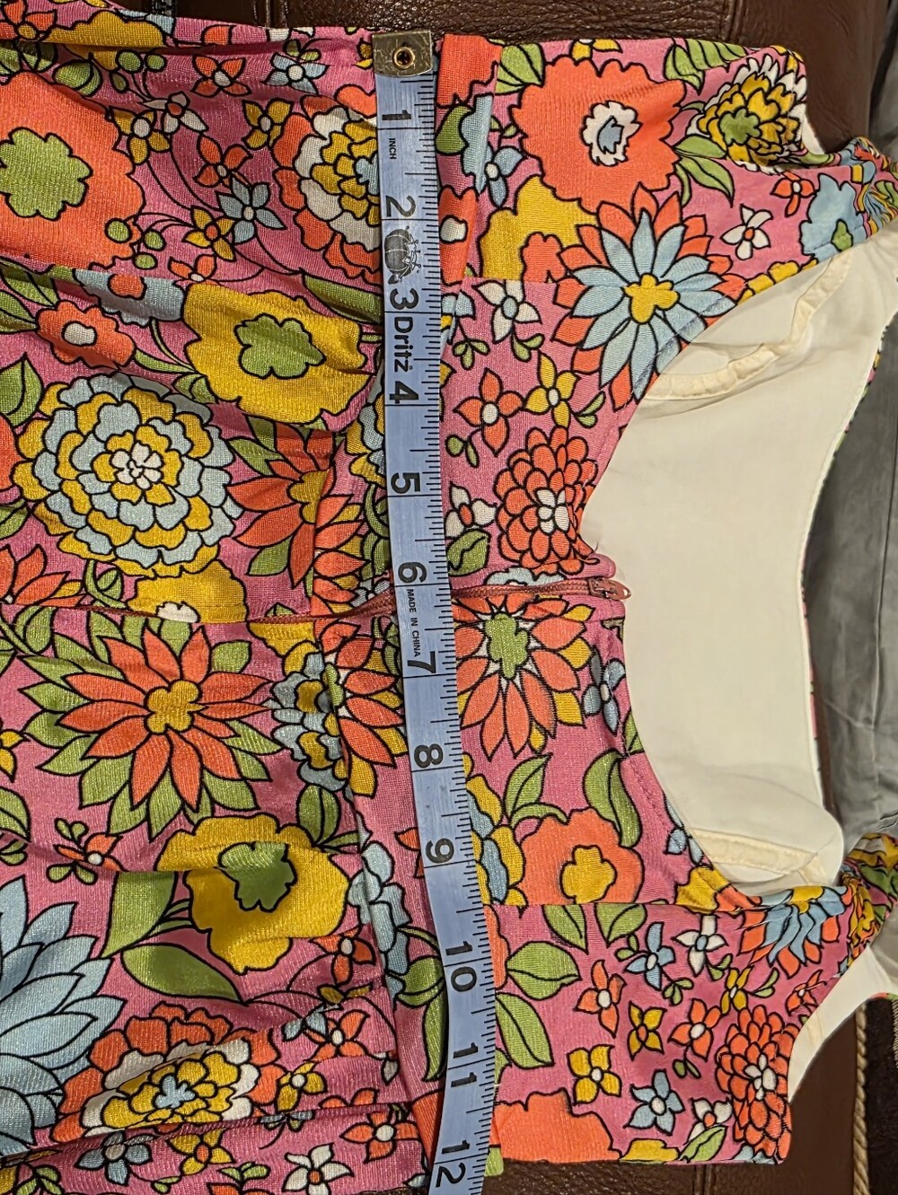 1960's Hollywood Set SIRENA OF CALIFORNIA Bright Floral Maxi Sundress - Picture 9 of 15